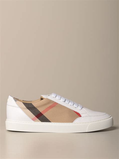 burberry sneaker damen weiß|burberry high top sneakers.